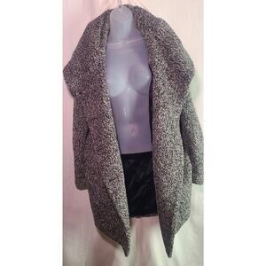 Sofia Cashmere Cocoon Wool Alpaca Blend Coat Med